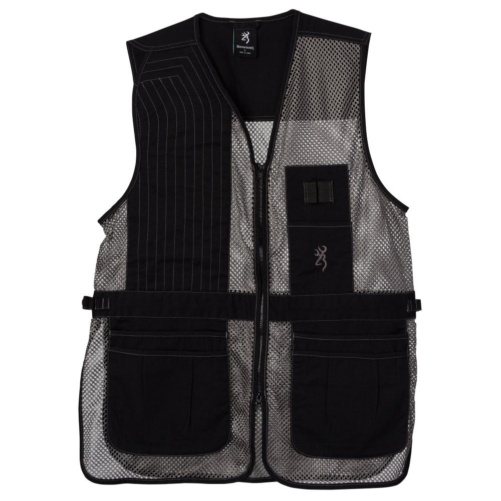 Browning Clothing Browning Trapper Creek Mesh Shooting Vest Grey M