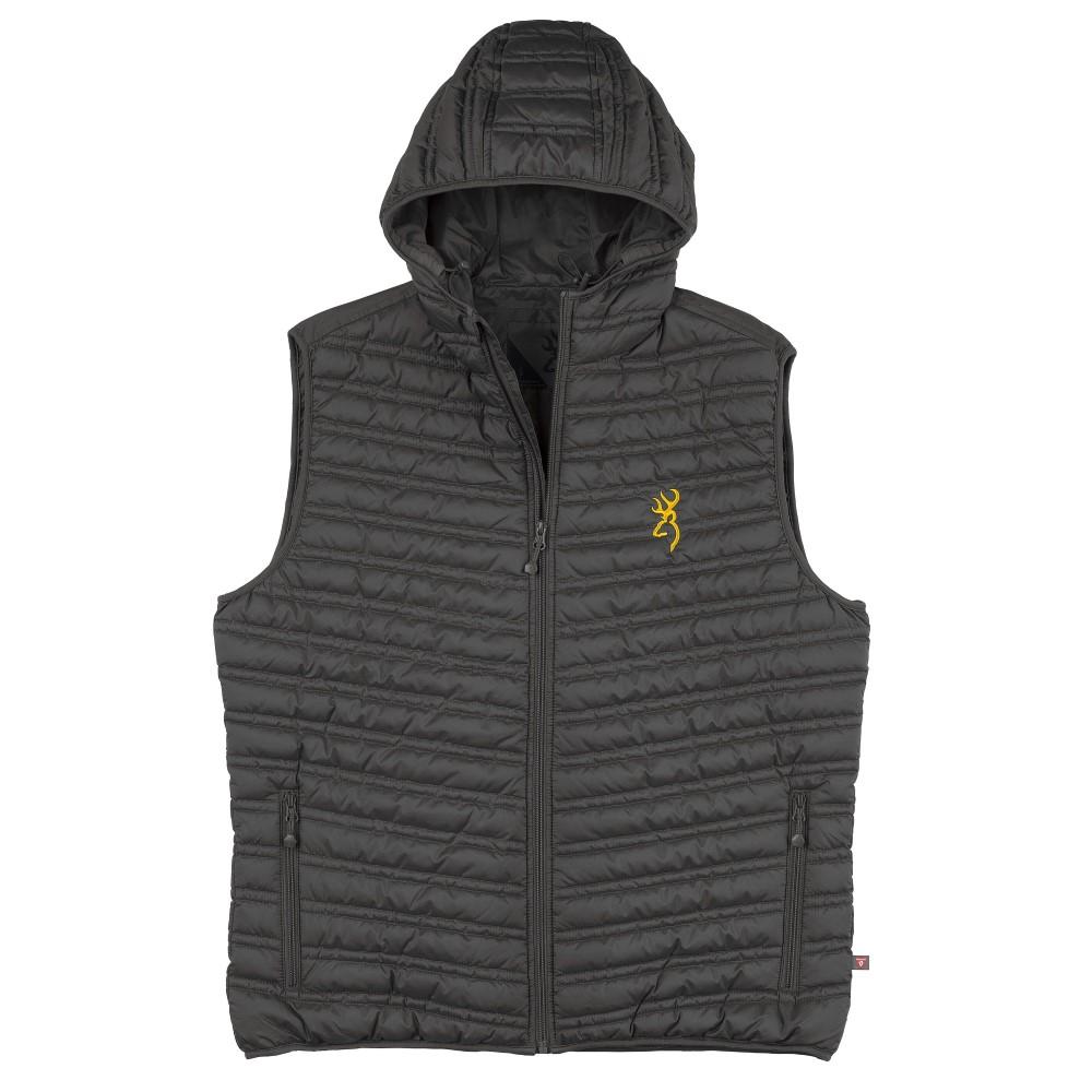 Browning Clothing Browning Packable Puffer Hooded Vest Carbon S