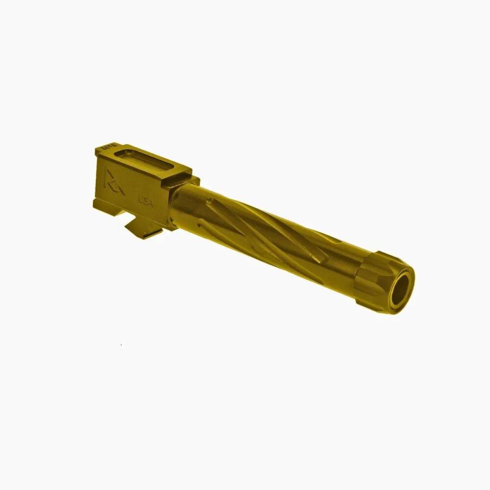 Rival Arms Rival V1 Threaded Gold Barrel for Glock Model 19 Gen3/4