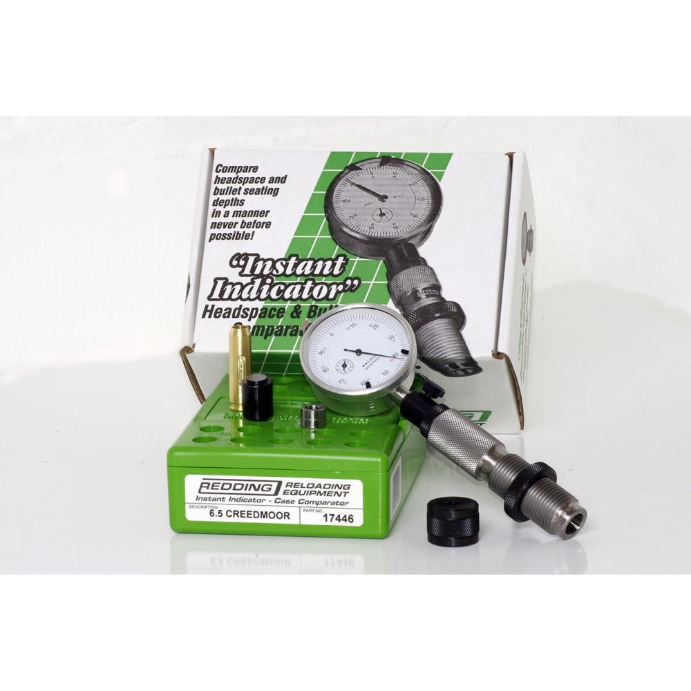 Redding Reloading Equipment Redding Instant Indicator Headspace and Bullet Comparator With Dial Indicator 6.5 PRC