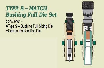 Redding Reloading Equipment Redding Type S Match Bushing Full Die Set .24 Nosler