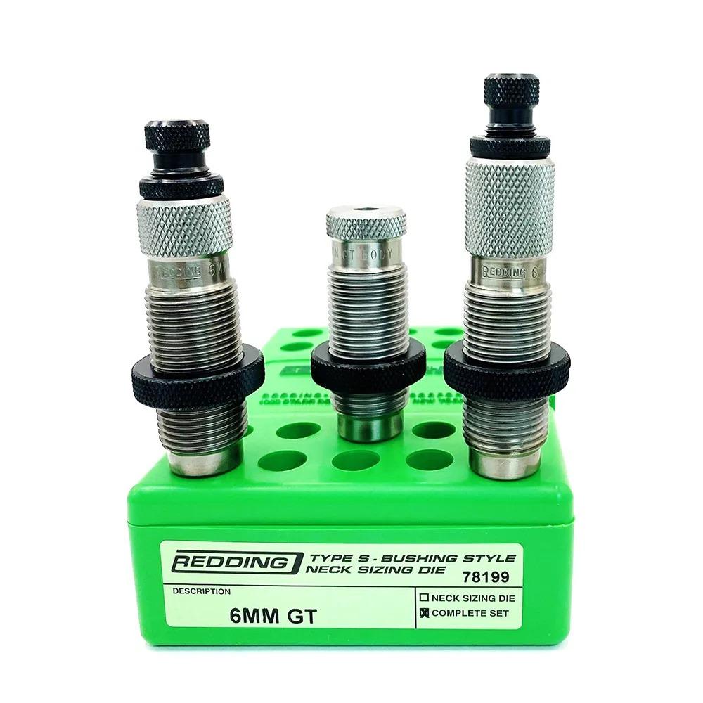 Redding Reloading Equipment Redding 6mm GT Type-S 3-Die Neck Sizing Set