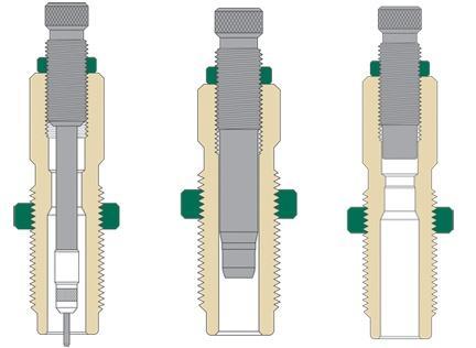 Redding Reloading Equipment Redding Series B 3-Die Set for Straight Wall Cases .45-70 Gov't