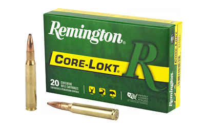 Remington Core-Lokt Rifle Ammunition .30-06 Sprg 150 gr PSP 2910 fps 20/ct