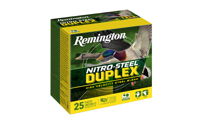 Remington Nitro Stl Dplx 12ga 3" #2/#6 Steel Shot