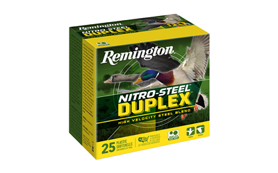 Remington Nitro Stl Dplx 12ga 3" Bb/#4 Steel Shot