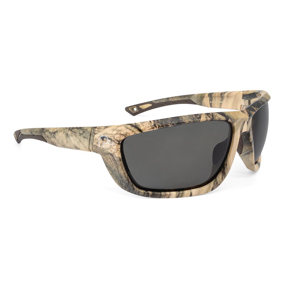 Radians Inc. Ducks Unlimited Full-Frame Shooting Glasses Mossy Oak Frame Polarized Smoke Lens