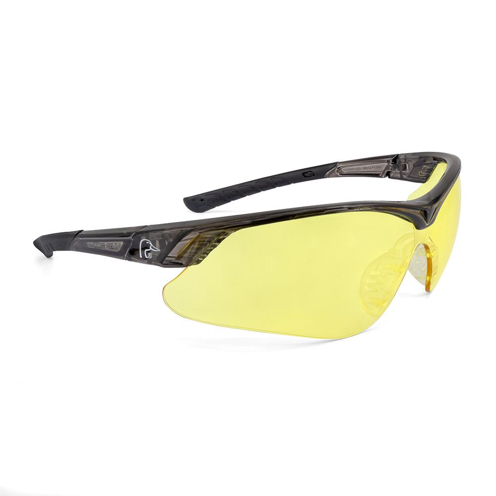 Radians Inc. Ducks Unlimited Half Frame Shooting Glasses Black with Amber Lens