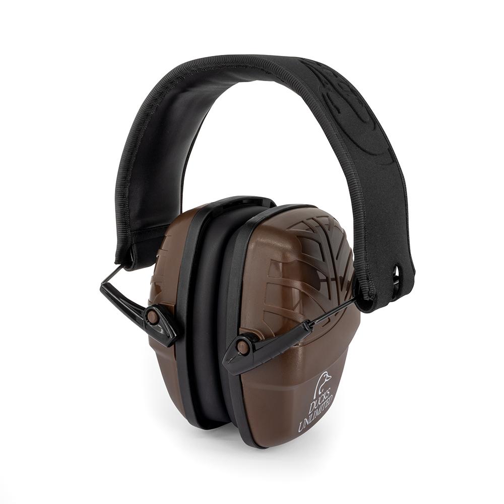 Radians Inc. Ducks Unlimited Low Profile Passive Ear Muffs 23dB Brown