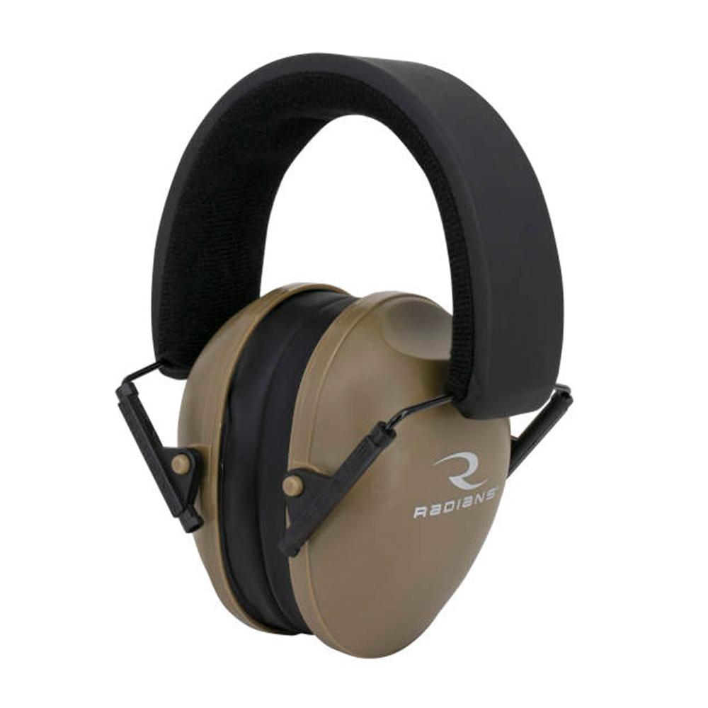 Radians Inc. Radians Low Profile Ear Muff with revised ergonomic ear cups in Tan