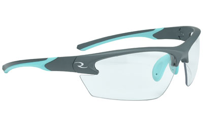 Radians Inc. Radians Ladies Range Shooting Glasses Aqua & Charcoal with Clear Lens