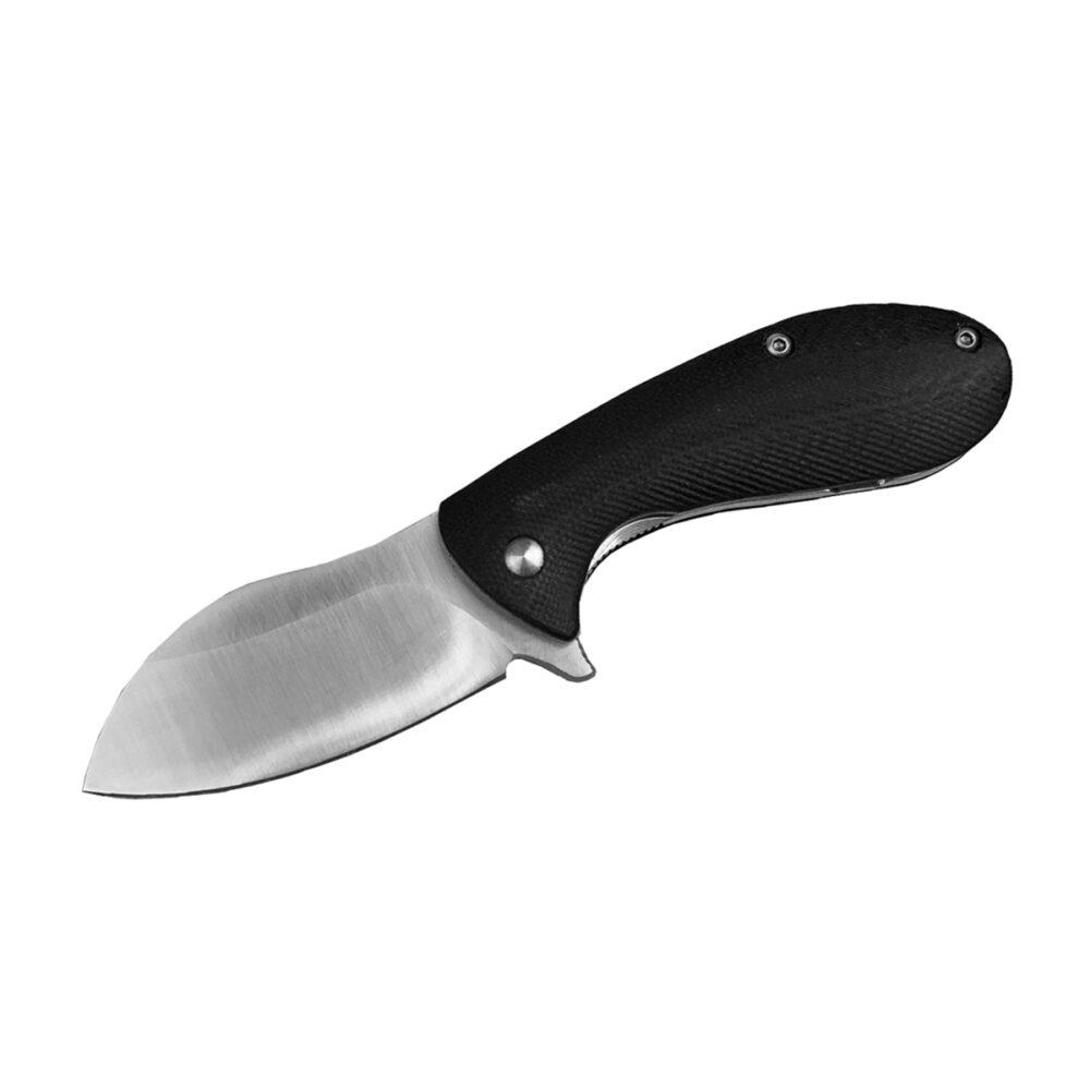 Rock Ridge Outdoors ABKT Elite BB Grunt Folding Knife 2-3/4" Drop Point Blade Black