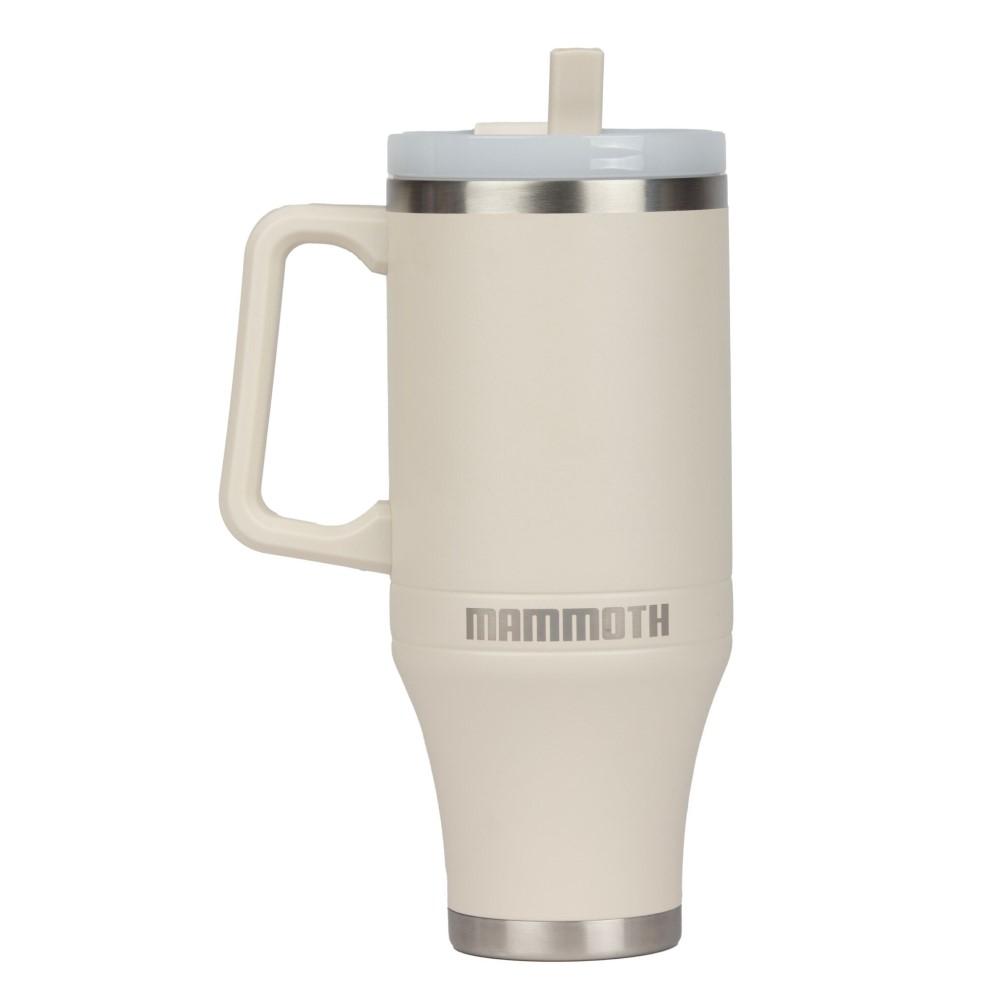 Rock Ridge Outdoors Mammoth Ascent 40 oz Tumbler with handle and straw - Birch