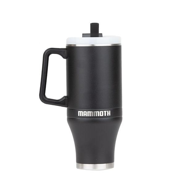Rock Ridge Outdoors Mammoth Ascent 40 oz Tumbler with handle and straw - Black
