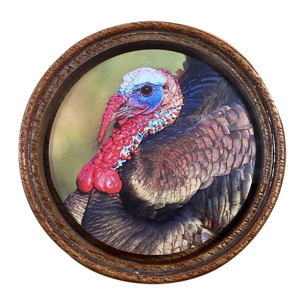 Rock Ridge Outdoors Grind Barkin Betty Pot Call (Glass Over Glass-Mahogany Pot/Hickory Striker)