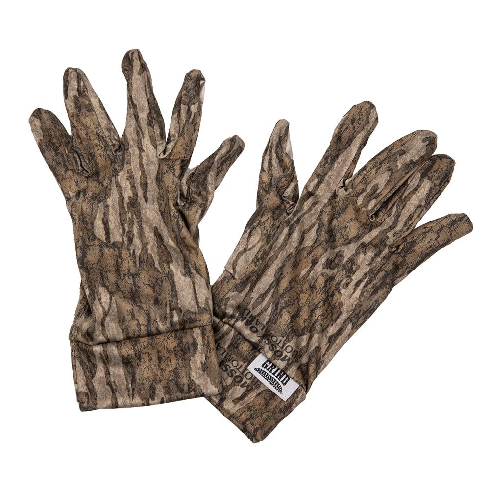 Rock Ridge Outdoors Grind Mossy Oak Bottomland Gloves w/Clear Dot Grip & Iphone Touch Sensitive