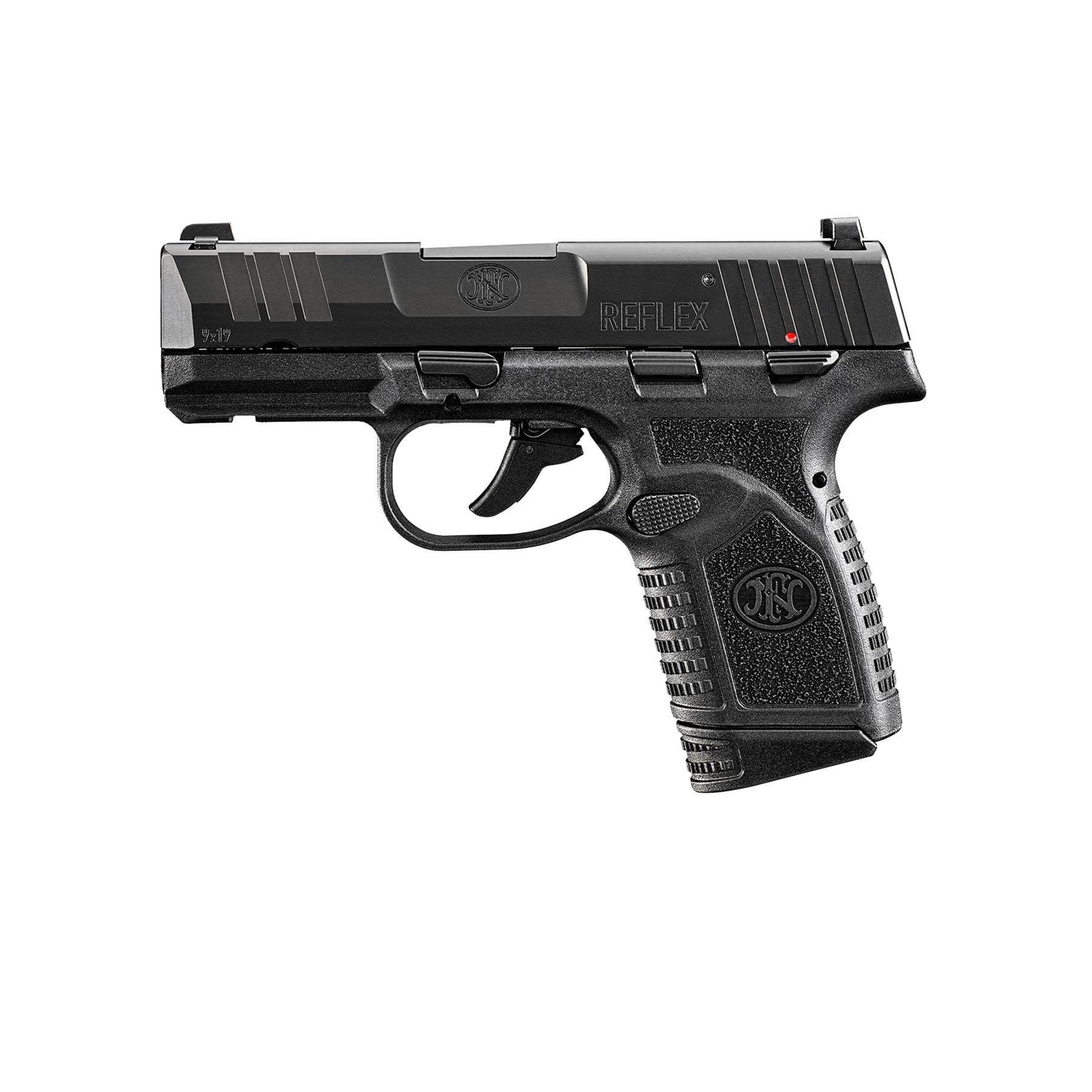 FN Reflex MS Handgun 9mm Luger 11(1)&15(1)rd Magazines 3.3" Barrel Manual Safety Black FN Reflex MS Handgun 9mm Luger 11(1)&15(1)rd Magazines 3.3" Barrel Manual Safety Black