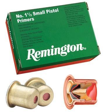 Remington Bulk Components Remington Centerfire Primers-1-1/2 Small Pistol 1000/ct