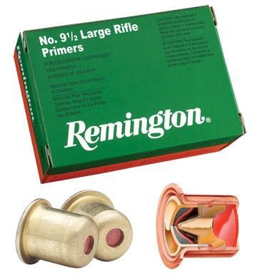 Remington Bulk Components Remington Centerfire Primers-9-1/2 Large Rifle 1000/ct