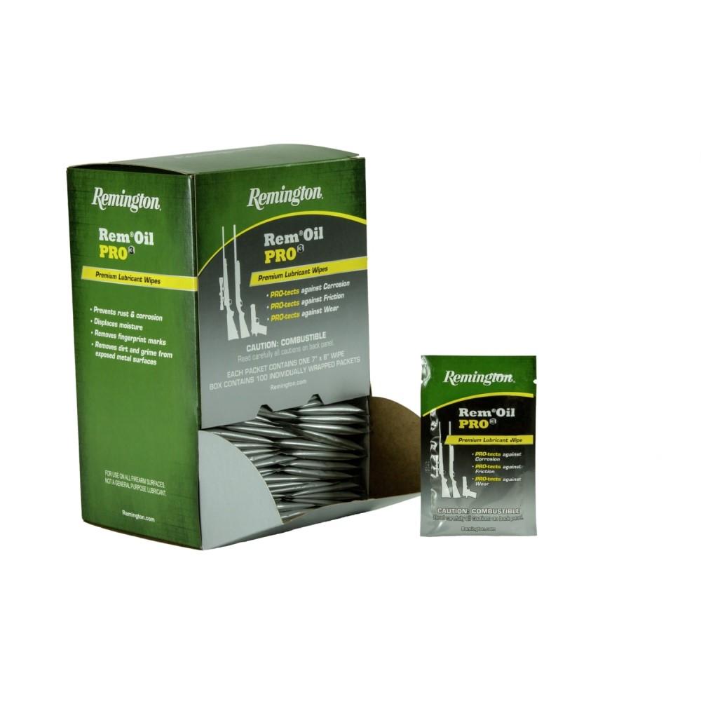 Remington Arms Co. Inc. Remington Pro3 Premium Lubricant & Protectant Individual Wipes 100/ct