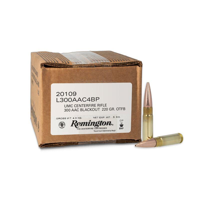Remington Arms Co. Inc. Remington UMC Loose Bulk Rifle Ammunition .300 AAC Blackout 220 gr
