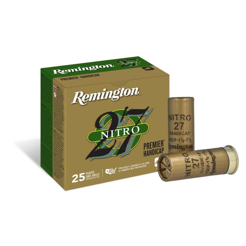 Remington Arms Co. Inc. Remington Premier Nitro 27 Target 12ga 2-3/4 Hdcp 1-1/8OZ 8 Ammo 25RD