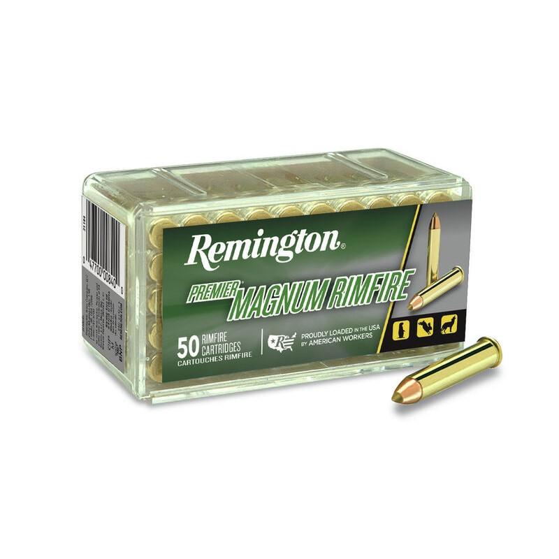 Remington Arms Co. Inc. Remington Premier Rimfire Ammunition .22 WMR 33 gr