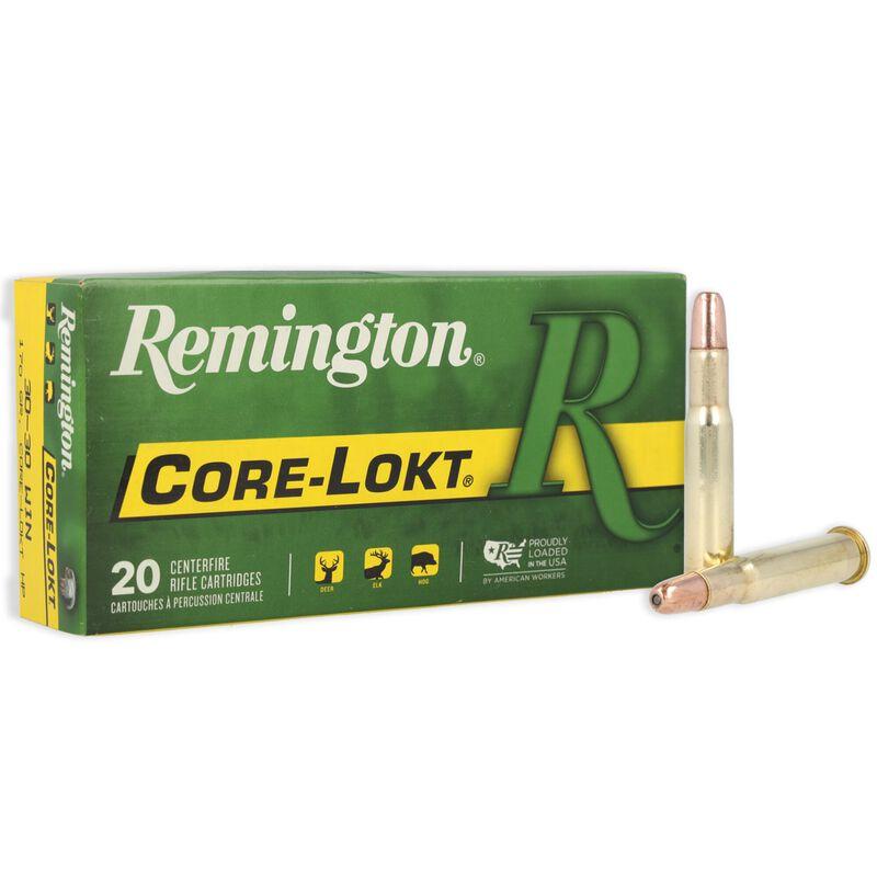 Remington Arms Co. Inc. Remington Core-Lokt Rifle Ammunition .30-30 Win 170 gr HP 2200 fps 20/ct