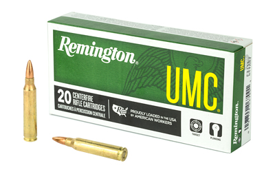 Remington Arms Co. Inc. Remington UMC Rifle Ammunition .223 Rem 55 gr FMJ 3240 fps 20/ct