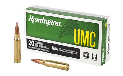 Remington Arms Co. Inc. Remington UMC Rifle Ammunition .308 Win 150 gr FMJ 2820 fps 20/ct