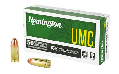 Remington Arms Co. Inc. Remington UMC Handgun Ammunition 9mm Luger 115 gr FMJ 1145 fps 50/ct