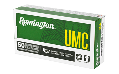 Remington UMC Handgun Ammunition 9mm Luger 115 gr FMJ 1145 fps 50/ct Remington UMC Handgun Ammunition 9mm Luger 115 gr FMJ 1145 fps 50/ct