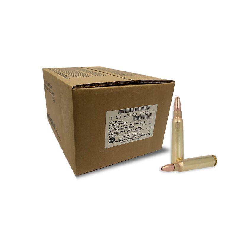 Remington Arms Co. Inc. Remington UMC Bulk Rifle Ammunition .223 Rem 55gr FMJ 3240 fps 1000/ct (Bulk)