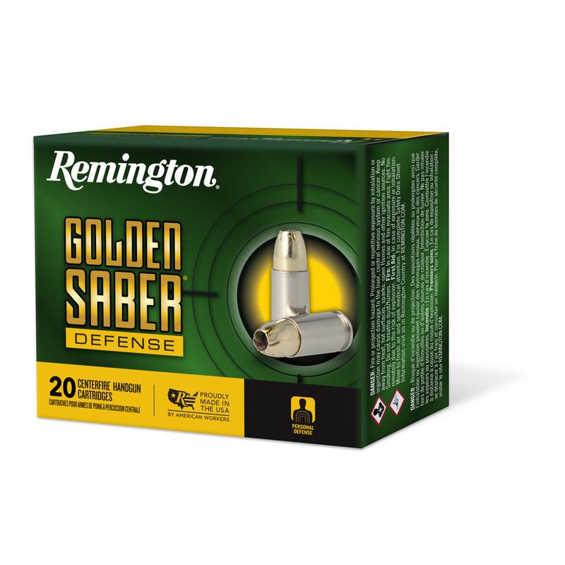 Remington Arms Co. Inc. Remington Golden Saber Defense Ammunition .45 Auto 230gr BJHP 875 fps 20/ct