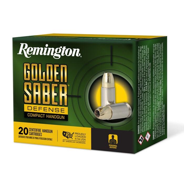 Remington Arms Co. Inc. Remington Golden Saber Defense Compact Ammunition .45 Auto 230 gr BJHP 725 fps 20/ct