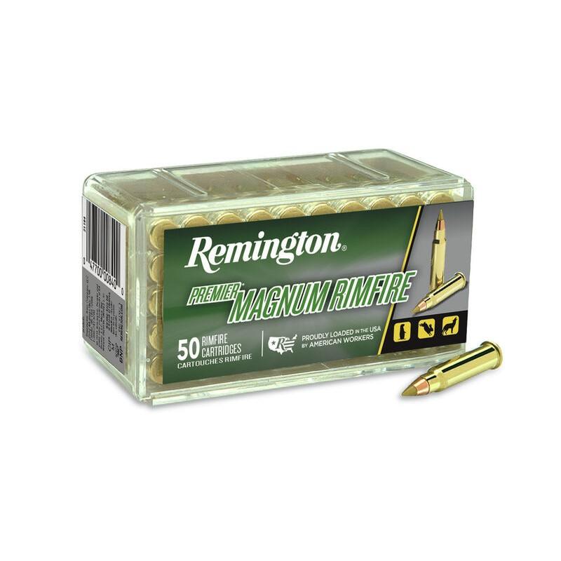 Remington Arms Co. Inc. Remington Premier Magnum Rimfire Ammunition .17 HMR 17 gr ATV 2550 fps 50/ct