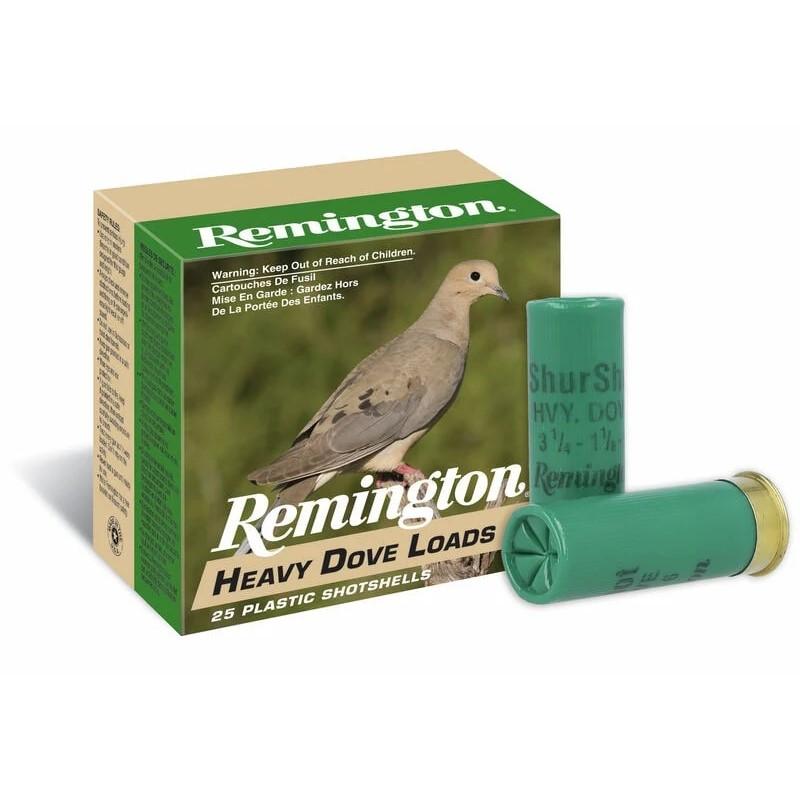 Remington Arms Co. Inc. Remington Heavy Dove Load Shotshells 12 ga 2-3/4 in 1-1/8 oz #8 1255 fps 25/ct