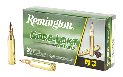 Remington Arms Co. Inc. Remington Core-Lokt Tipped Rifle Ammunition .243 Win 95gr PT 3140 fps 20/ct