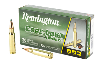 Remington Arms Co. Inc. Remington Core-Lokt Tipped Rifle Ammunition .308 Win 180gr PT 2640 fps 20/ct
