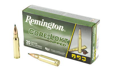 Remington Arms Co. Inc. Remington Core-Lokt Tipped Rifle Ammunition .308 Win 165gr PT 2700 fps 20/ct