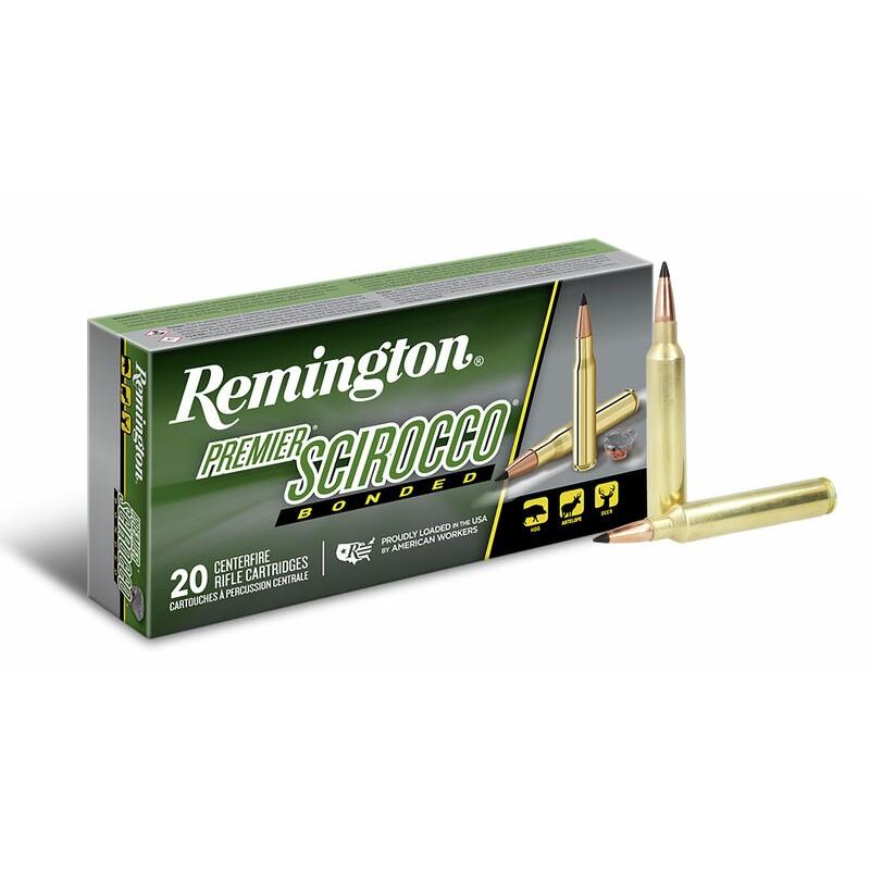 Remington Arms Co. Inc. Remington Premier Scirocco Rifle Ammunition 7mm Rem Ultra Mag 150 gr PT 3325 fps 20/ct