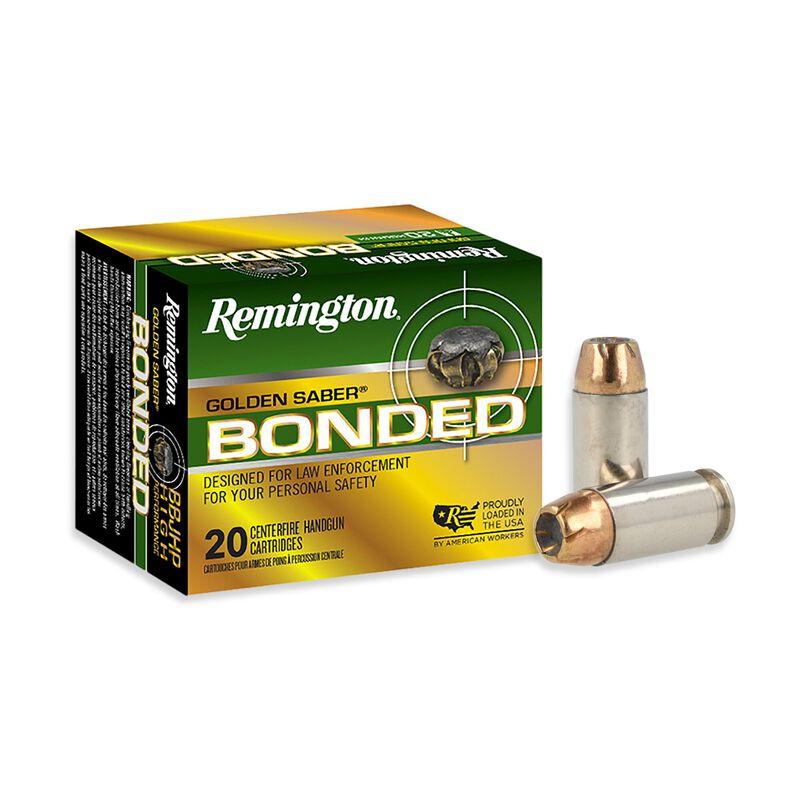 Remington Arms Co. Inc. Remington Golden Saber Bonded Handgun Ammunition .40 S&W 165 gr BJHP 1150 fps 20/ct