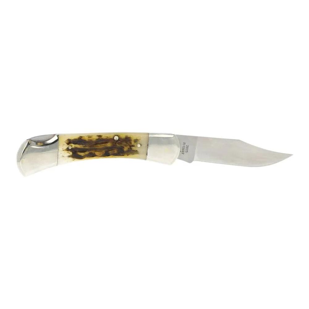 Remington Arms Co. Inc. Remington Ole Granddad Bullet Folding Knife 3-3/4 Clip Blade Stag