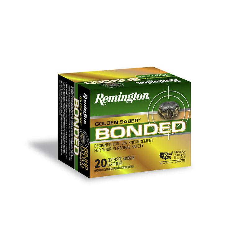 Remington Arms Co. Inc. Remington Golden Saber Defense Bonded Handgun Ammunition 10mm Auto 180gr BJHP 1150 fps