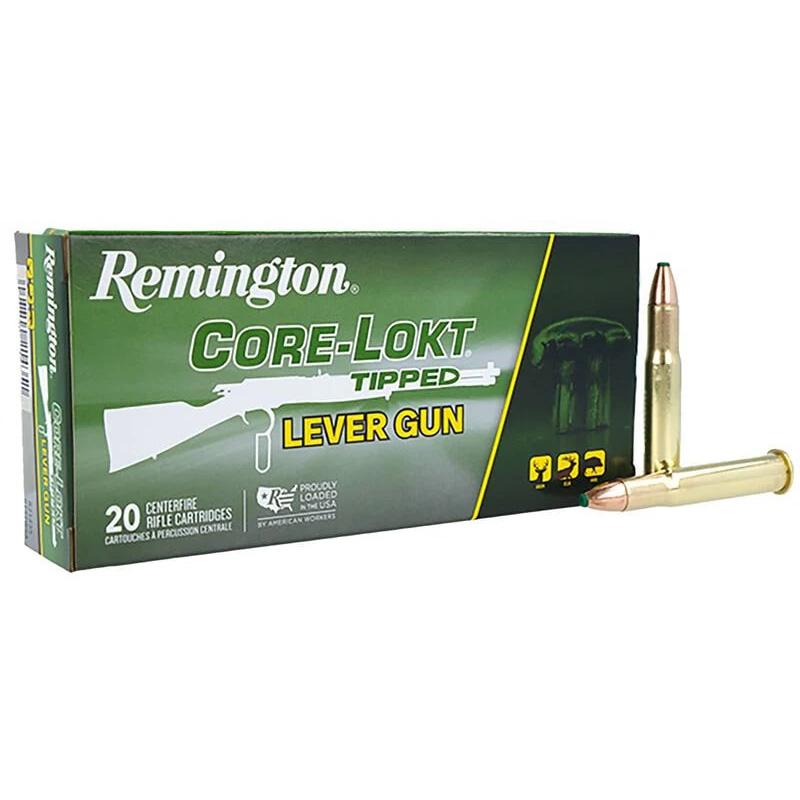 Remington Arms Co. Inc. Remington Core-Lokt Tipped Rifle Ammunition 30-30 Win 150gr PT 3150 fps 2390 fps 20/ct