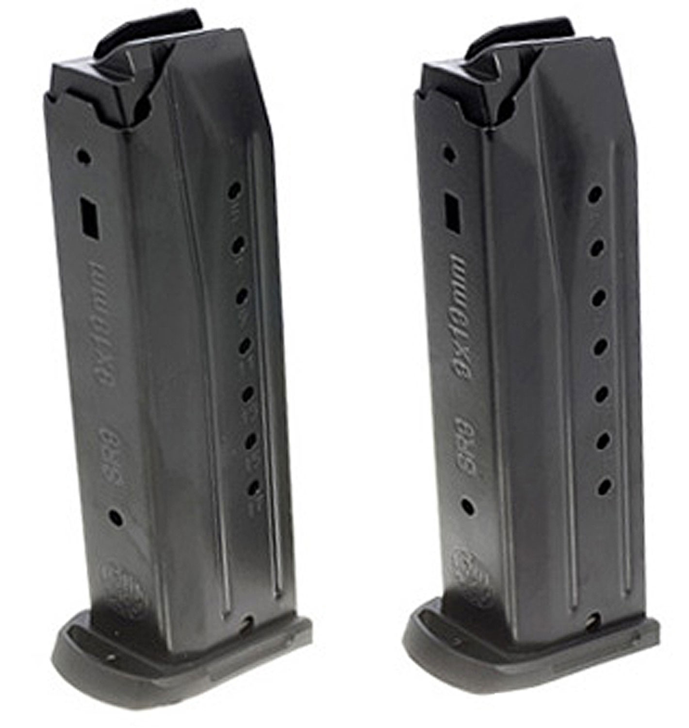 Ruger SR9 SR9C 9E Handgun Magazine 9x19mm Blued Steel 17/rd (Value 2-pack)