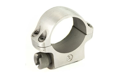 Ruger Steel Scope Ring - Single (3K) 1" Low .812" Height - Stainless Finish