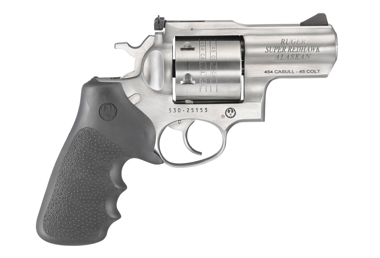 Ruger Super Redhawk Alaskan 454 Casull Da Revolver 2.5 Barrel Satin Sts
