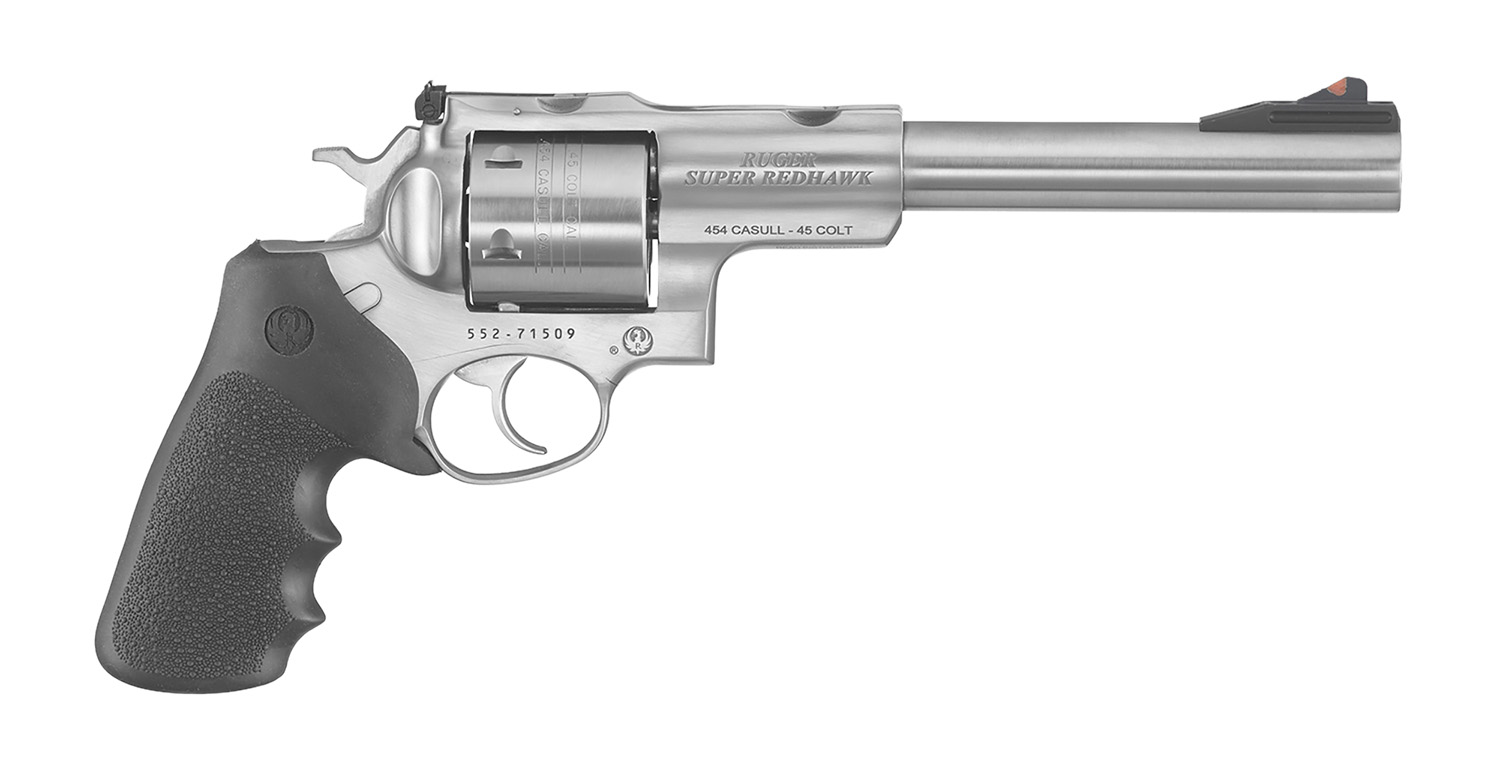 Ruger Super Redhawk Standard 454 Casull Da Revolver 7.5 Barrel Satin Sts