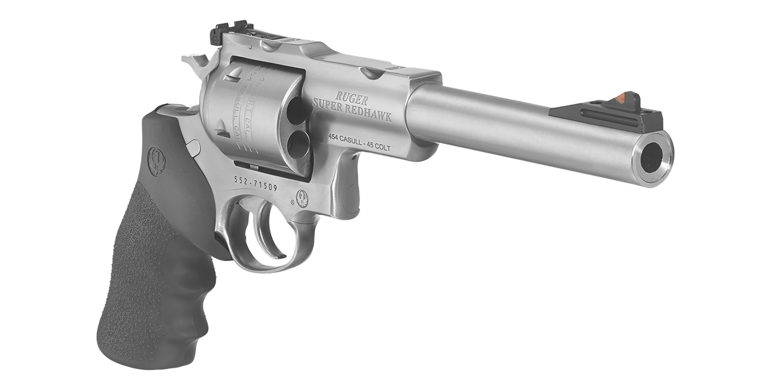 Ruger Super Redhawk Standard 454 Casull Da Revolver 7.5 Barrel Satin Sts Ruger Super Redhawk Standard 454 Casull Da Revolver 7.5 Barrel Satin Sts